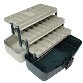 Plano Let's Fish 2-Tray Fishing Tackle Box Set w/ 180pc Tackle Kit