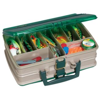 Plano Fishing Two-Sided Tackle Box Organizer, Blue, Large