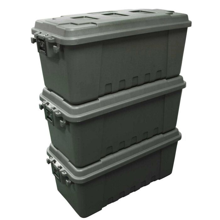 Sportsmans Plano Storage Trunk Pack of 3, Olive Drab