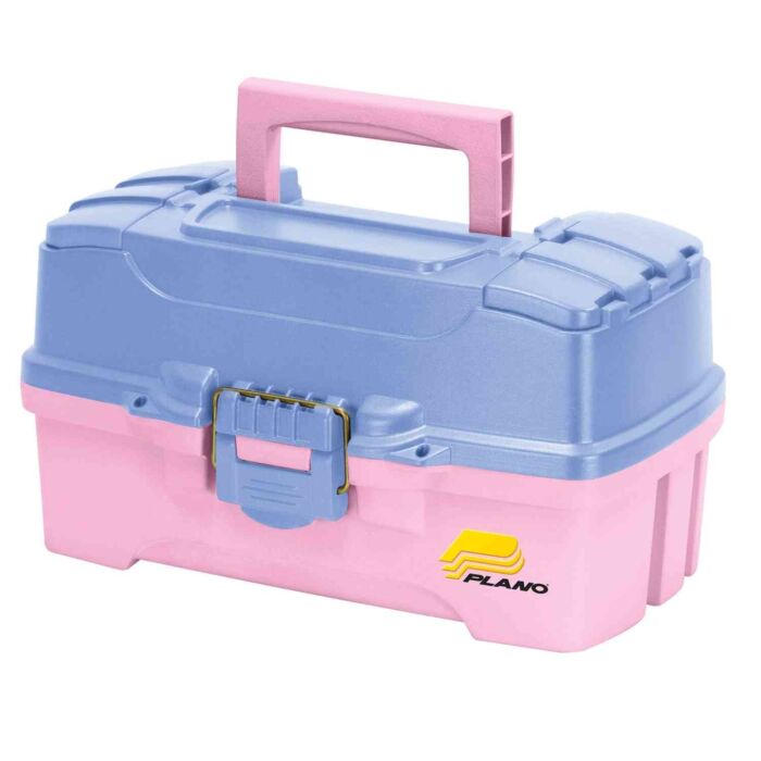 Two Tray Pink Hobby Plastic Tackle Storage And Tool Box