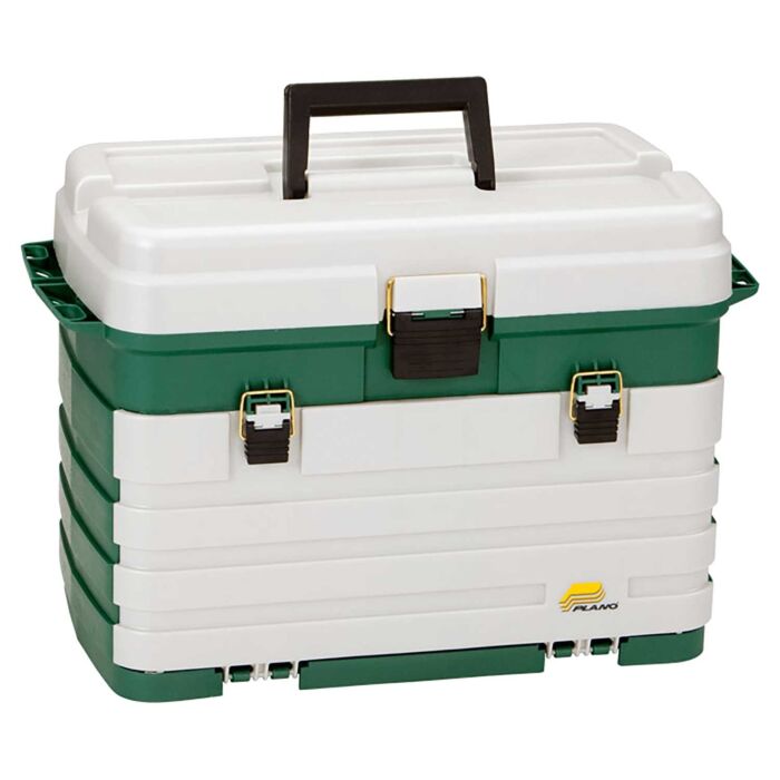 Plano 4 Drawer Tackle Box System, Green/White