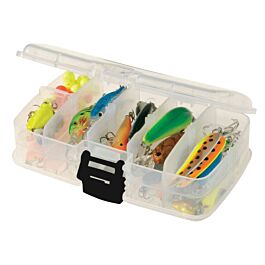 QWORK Fishing Tackle Box, 2 Pack Waterproof Fishing Lure Boxes, Bait  Storage Case Fishing Tackle Storage Trays, Small Organizer Box Containers  for