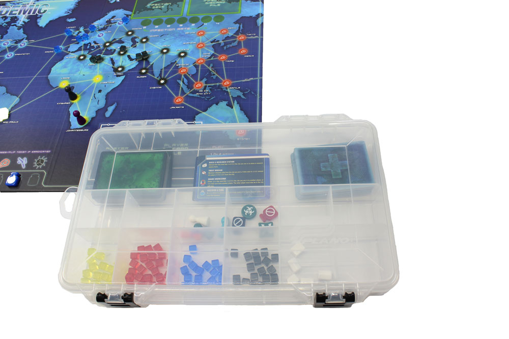  Storage Bins for Pandemic Board Game Disease Cubes, Fits in  Original Board Game Box, Use During Game Play to Organize Game Board